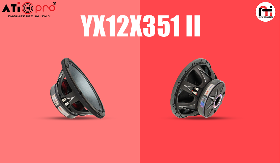 Ferrite DJ Speaker 12 Inch 550 Watt Model YX12X351 II