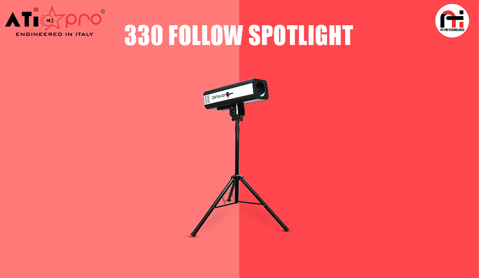 ATIPRO 330W Led Follow Spot Light
