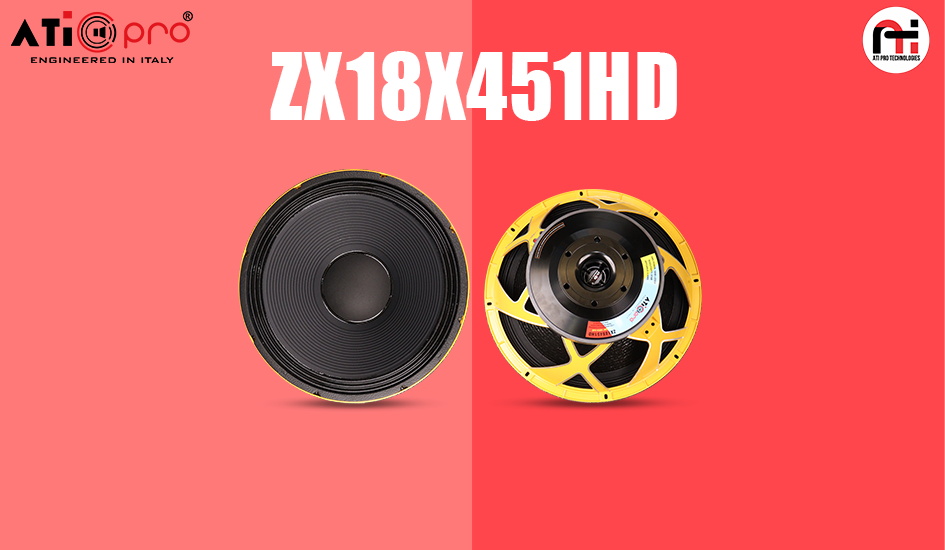 Ferrite DJ Speaker 18 Inch 1800 Watt Model ZX18X451HD
