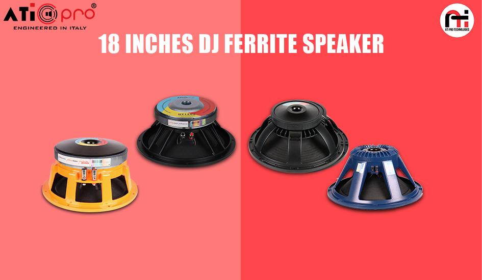 18 Inch Ferrite DJ Speakers