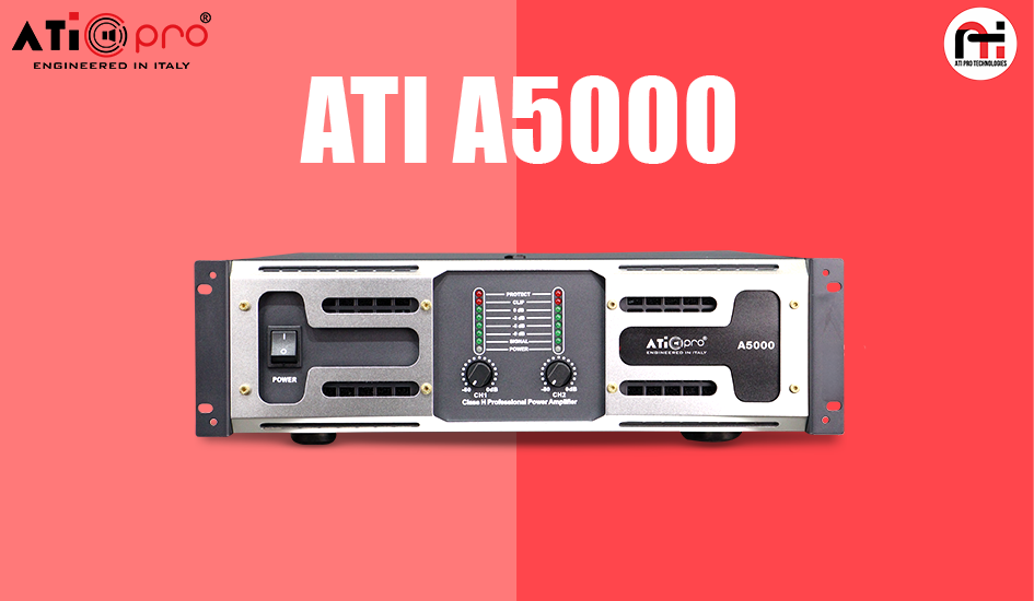 The Ultimate Choice: DJ Amplifier 4600 Watt Model ATI A5000