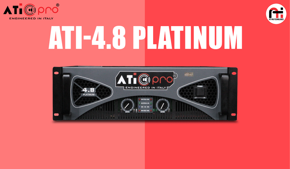 DJ Amplifier 4400 Watt Model ATI-4.8 Platinum