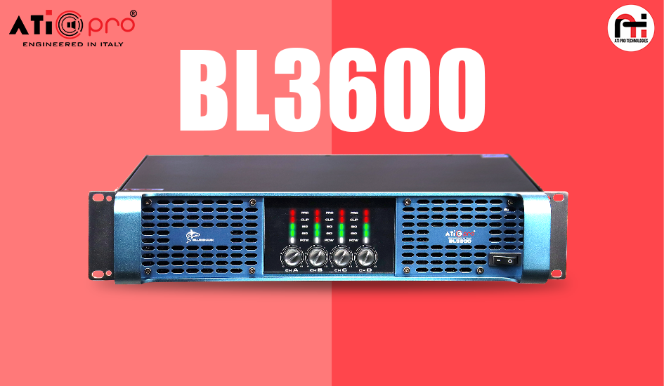 BL3600 4 Channel 4000 Watt Amplifier
