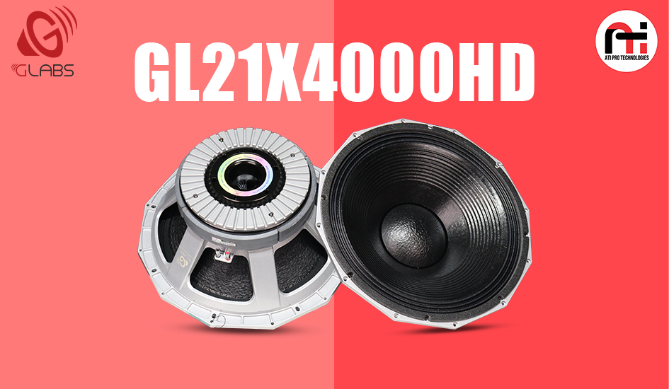 DJ Speaker 21 Inch 1999+1999 Watt Model GL21X4000HD