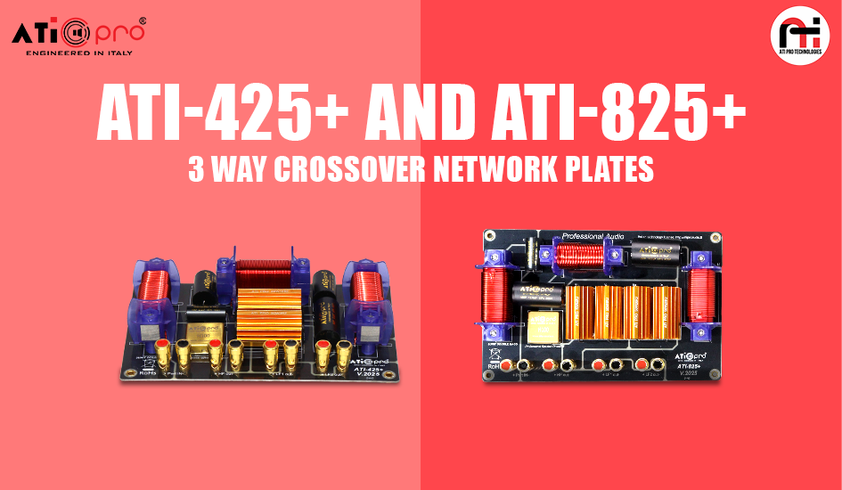 ATI-425+ and ATI-825+ 3 Way Crossover Network Plates