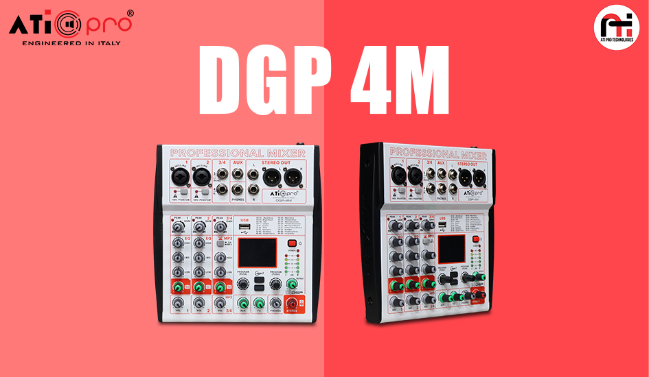 ATI Pro 4 Channel Live Mixer DGP 4M