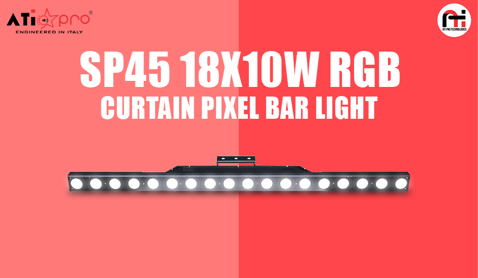 ATI PRO SP45 18*10 W RGB Curtain Pixel Bar Light