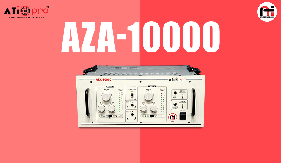 AZA-10000 Two Zone PA Amplifier