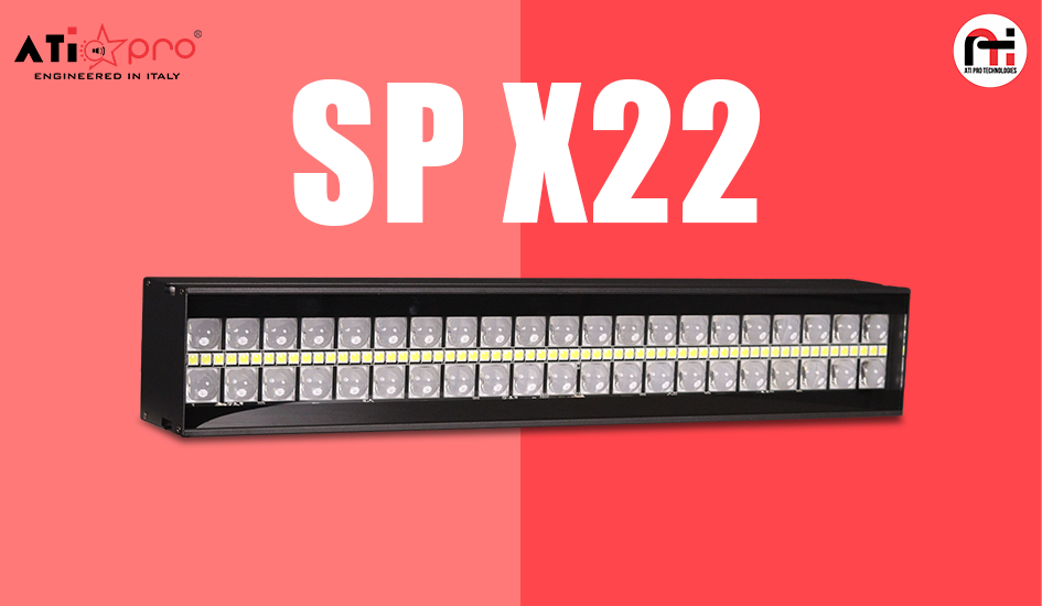 ATIPRO SP X22 42*3w Curtain Bar + White