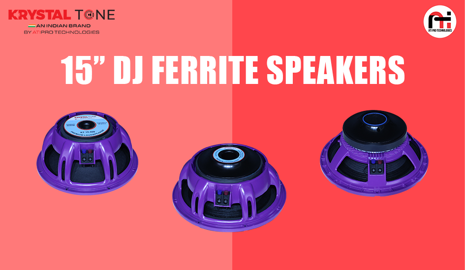 15-Inch DJ Ferrite Speakers
