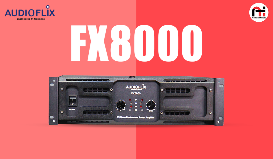 DJ Amplifier 8100 Watt Model FX 8000