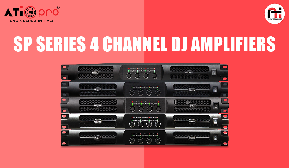 SP Series 4 Channel DJ Amplifiers