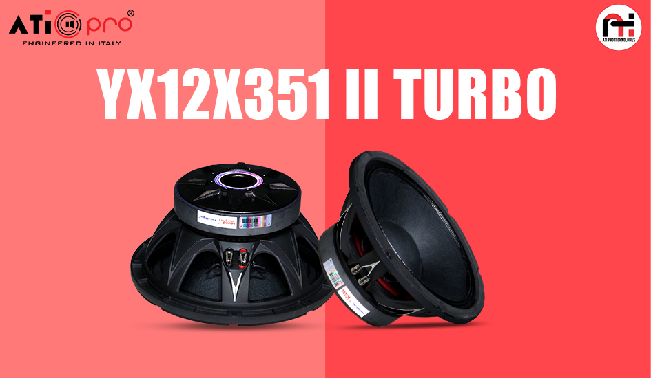 Ferrite DJ Speaker 12 Inch 600 Watt YX12X351 II Turbo