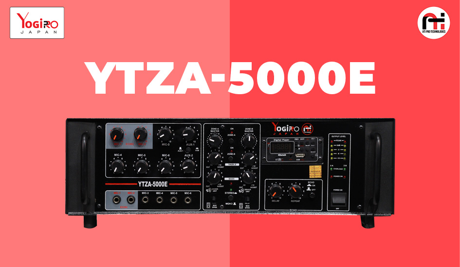 New Launch: YOGIPRO YTZA-5000E – Smart Two Zone Audio Control for Commercial Spaces