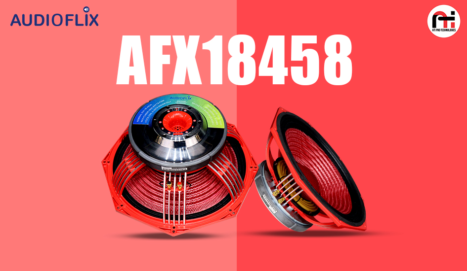 Red Alert: Audioflix AFX18458 18” 1800W DJ Speaker – Where Power Meets Presence