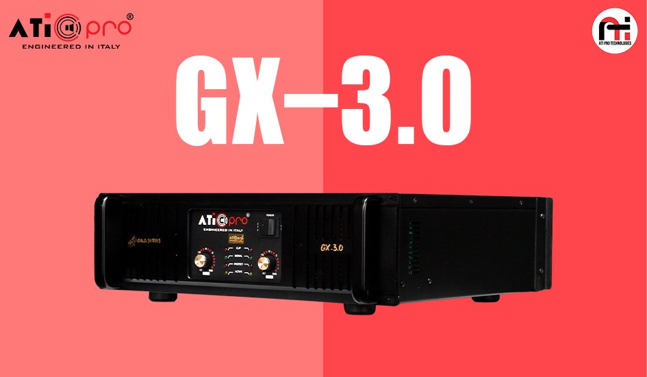 ATI GX-3.0 Gold Series Amplifier – 2200 Watt Performance with Premium Sound Quality