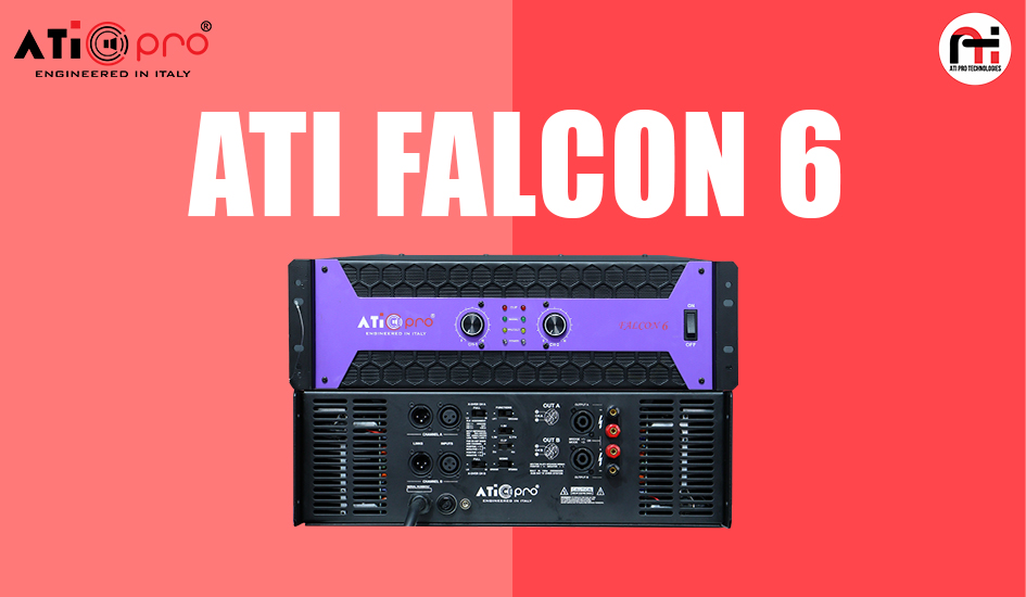 New Launch ATI FALCON 6: 6200W High Power DJ Amplifier by ATI Pro Technologies
