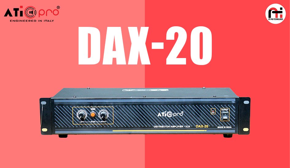 Newly Launched DAX-20 Amplifier Designed for Professional DJ Setups