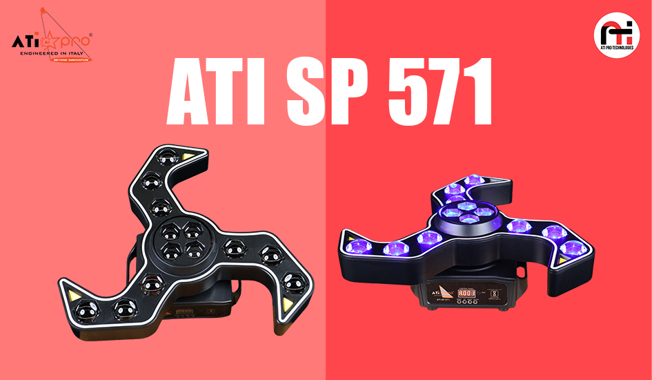 Introducing ATI SP 571 RGBW Crescent Moon Blade Light with 360° Rotation