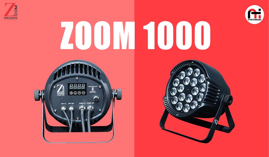 ZOOM 1000 Waterproof Par Light – The Perfect Blend of Power, Color & Durability