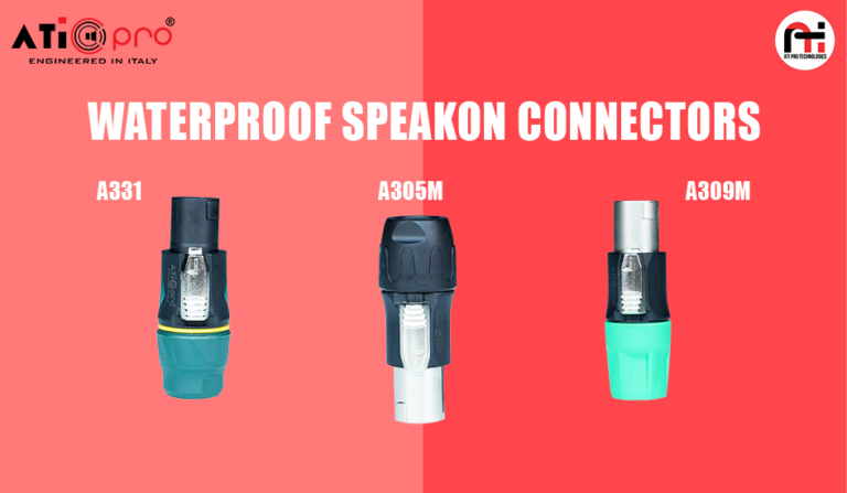 ATI Pro Launches New 4 Pin Waterproof Speakon Connectors for Professional Audio