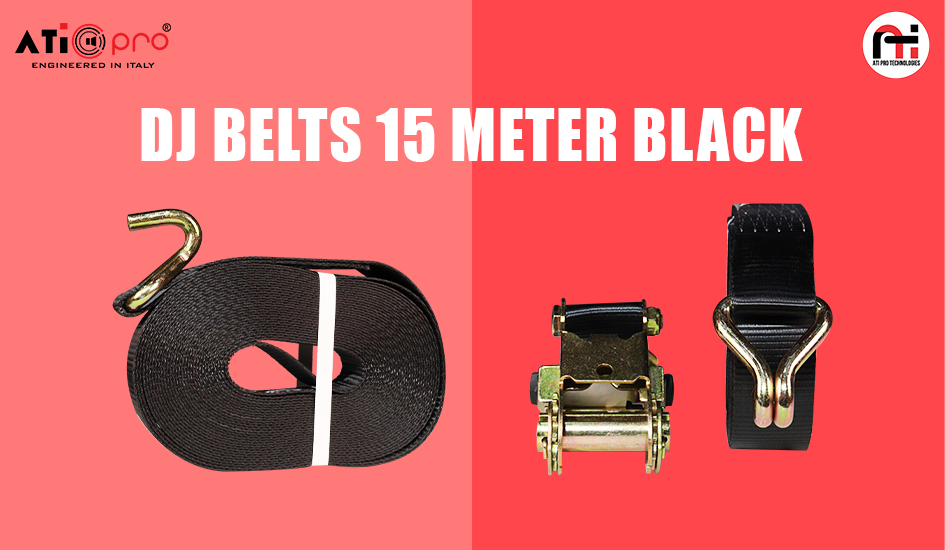 DJ Belts 15 Meter Black: The New Standard for Heavy-Duty Performance